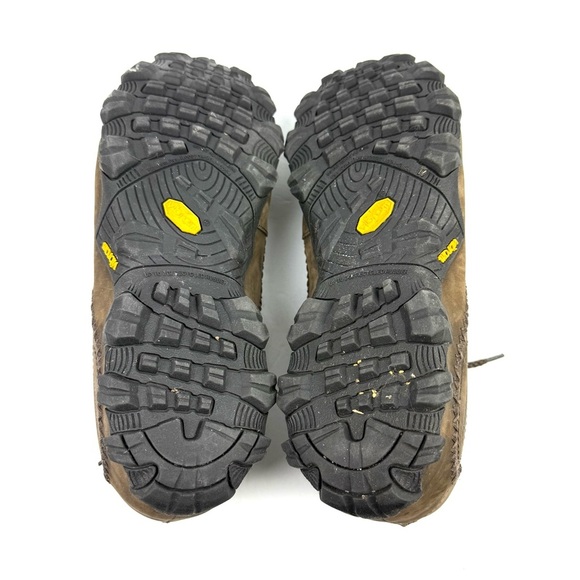 Patagonia Cabot Shoes‎ 14 Mens Vibram Sole Brown Velvet Suede Lace Up 47 - Picture 9 of 11